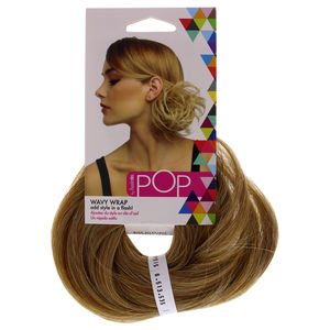 Pop Wavy Wrap - R25 Ginger Blonde by Hairdo for Women 1 Pc Hair Wrap